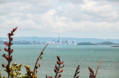 Auckland as seen from Waiheke